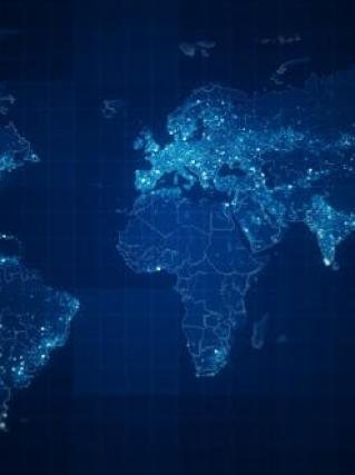 Mapa mundial digital